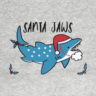 Santa Jaws Humour Funny T-Shirt